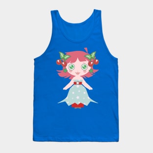 Cute Cherry Girl Tank Top